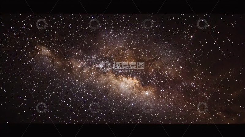 高清大图下载【趣麦麦图】夜空中璀璨的银河