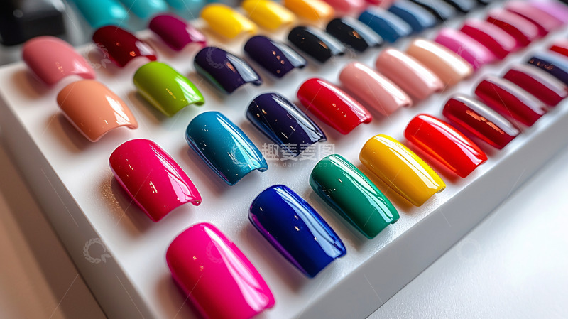 高清大图下载【趣麦麦图】甲油胶色卡