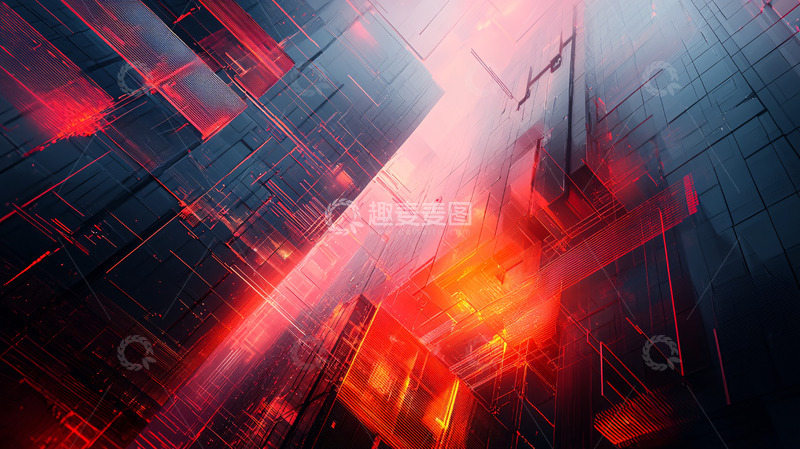 高清大图下载【趣麦麦图】抽象科技感