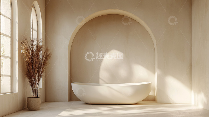 高清大图下载【趣麦麦图】极简风浴室设计