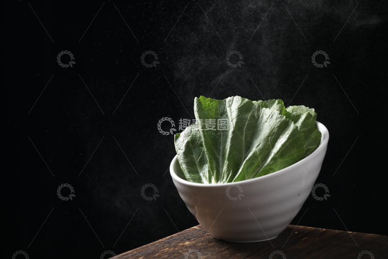 高清大图下载【趣麦麦图】火锅配菜广东芥菜1