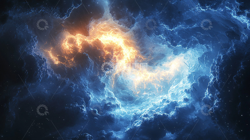 高清大图下载【趣麦麦图】黑暗暴风雨云层