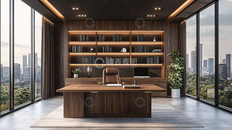 高清大图下载【趣麦麦图】豪华现代办公室