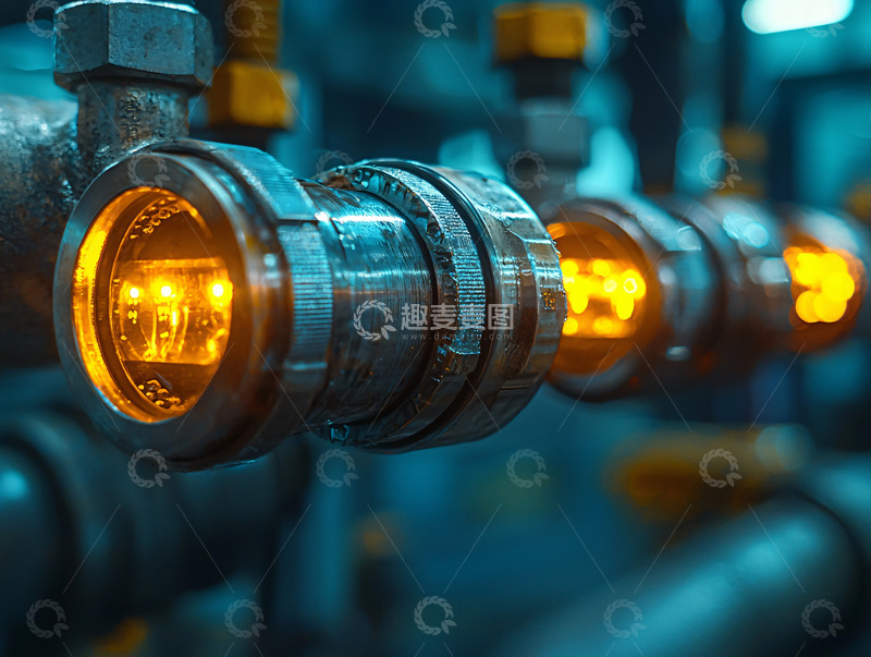 高清大图下载【趣麦麦图】发光管道机械装置