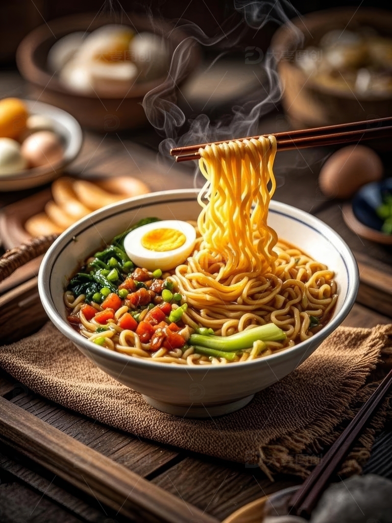 高清大图下载【趣麦麦图】高清美食摄影面条特写25