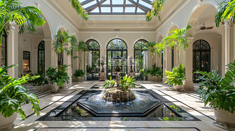 高清大图下载【趣麦麦图】室内庭院