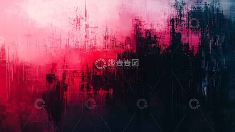 高清大图下载【趣麦麦图】红与黑抽象艺术背景图