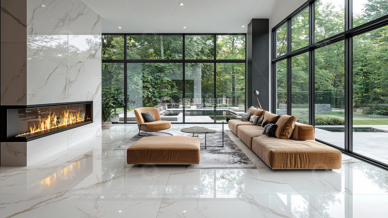 高清大图下载【趣麦麦图】现代简约风格客厅12