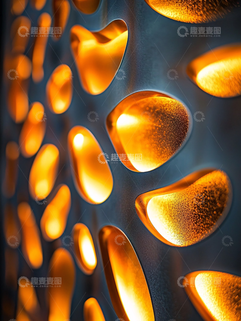 金色光泽的抽象图案