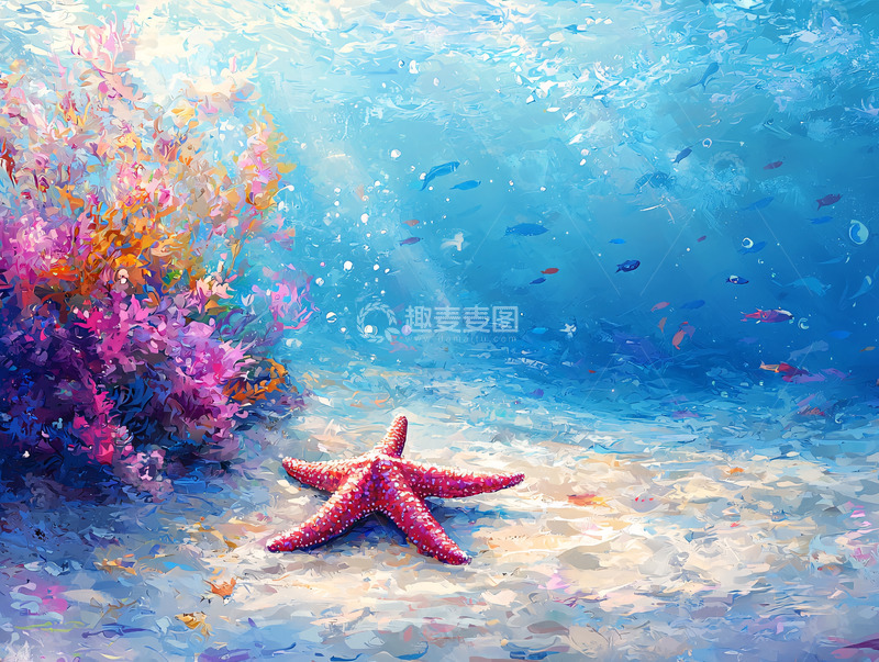 高清大图下载【趣麦麦图】海底世界梦幻场景