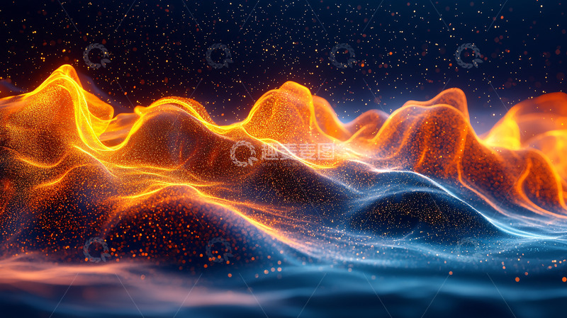 高清大图下载【趣麦麦图】火焰与冰霜的碰撞