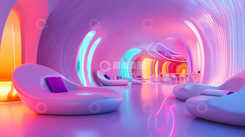 高清大图下载【趣麦麦图】未来感空间