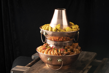 火锅双层火锅鸡