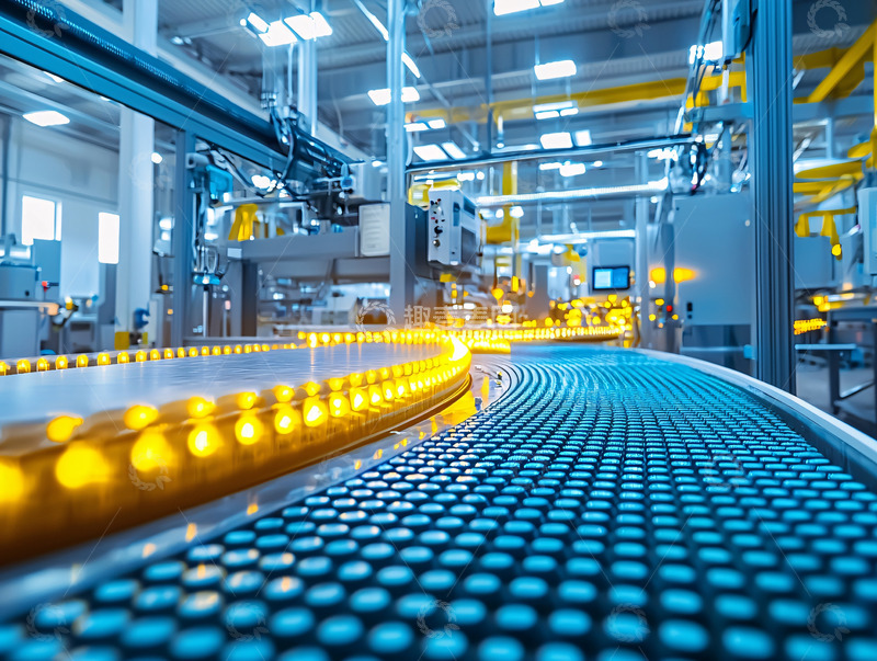 高清大图下载【趣麦麦图】现代化工厂流水线