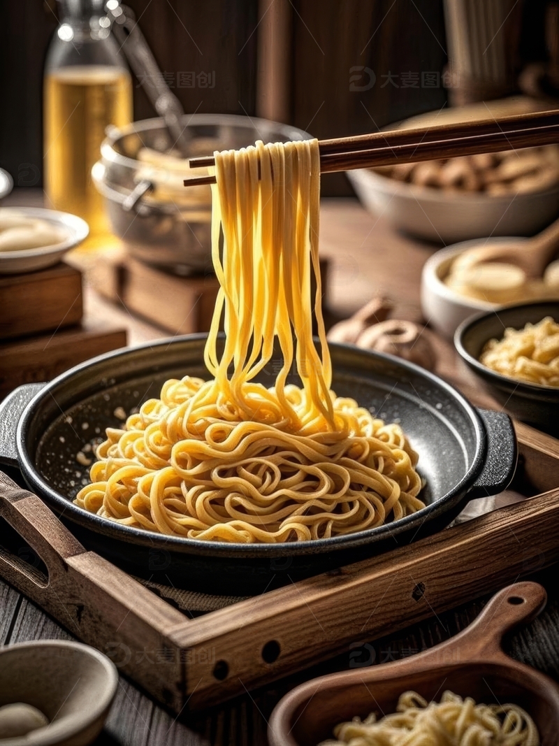 高清大图下载【趣麦麦图】高清美食摄影面条特写7