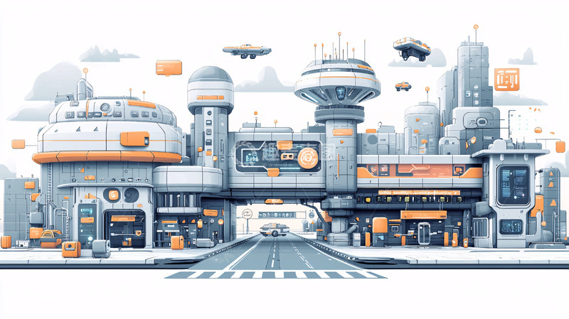 高清大图下载【趣麦麦图】未来城市