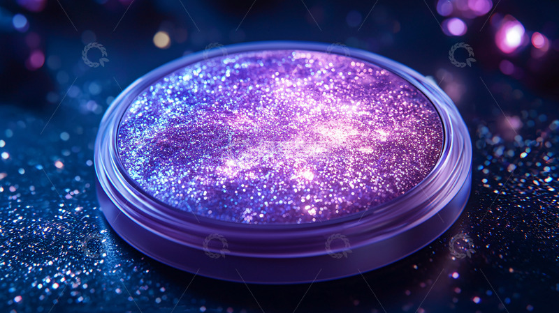 高清大图下载【趣麦麦图】紫色闪光粉末