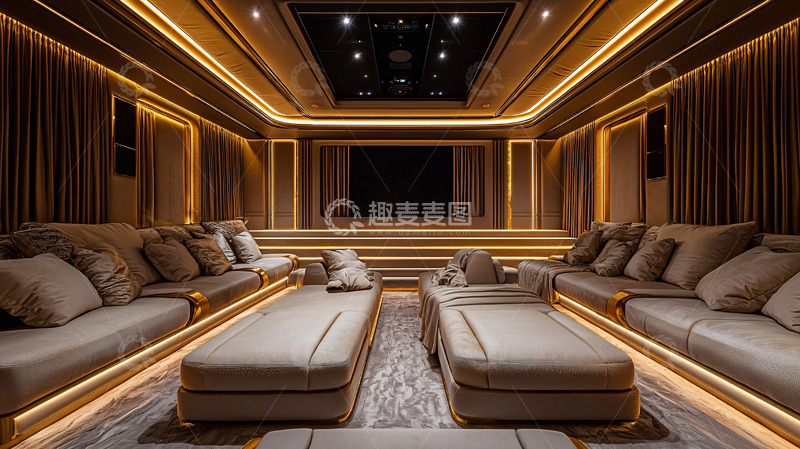 高清大图下载【趣麦麦图】奢华家庭影院