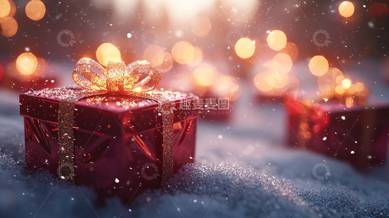 高清大图下载【趣麦麦图】圣诞节礼物