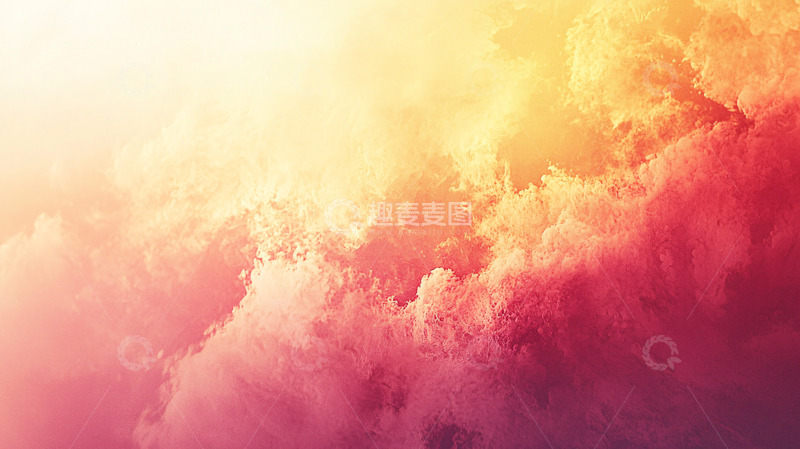 高清大图下载【趣麦麦图】温暖色调的云彩背景