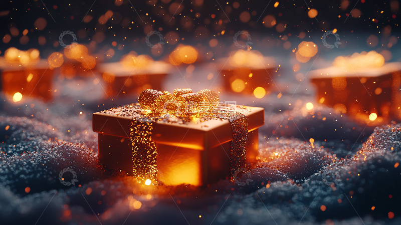 高清大图下载【趣麦麦图】圣诞节礼物