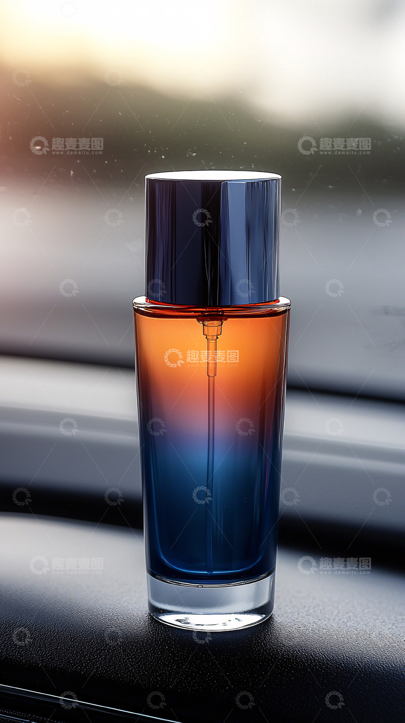高清大图下载【趣麦麦图】渐变色香水瓶