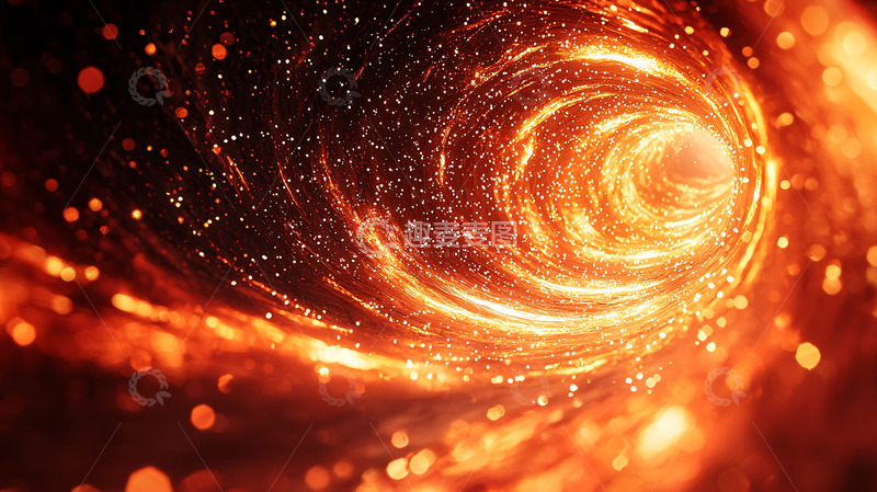高清大图下载【趣麦麦图】燃烧的漩涡