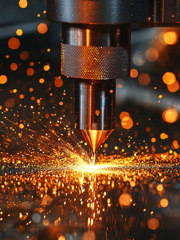 金属切割火花四溅