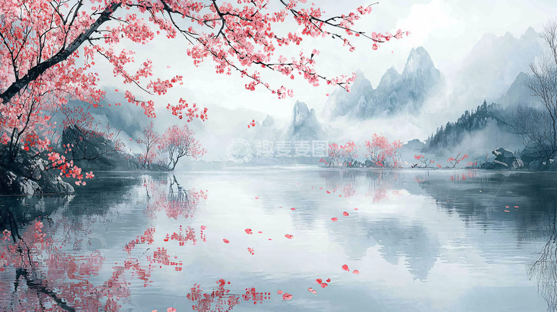 高清大图下载【趣麦麦图】水墨画