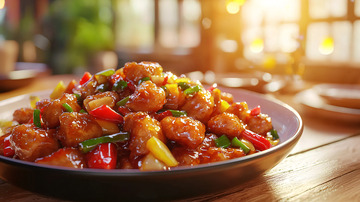 色泽诱人的糖醋里脊