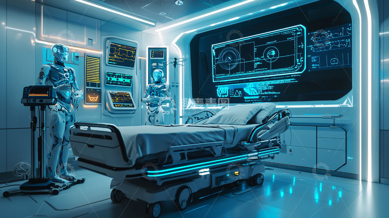 高清大图下载【趣麦麦图】未来医院病房2