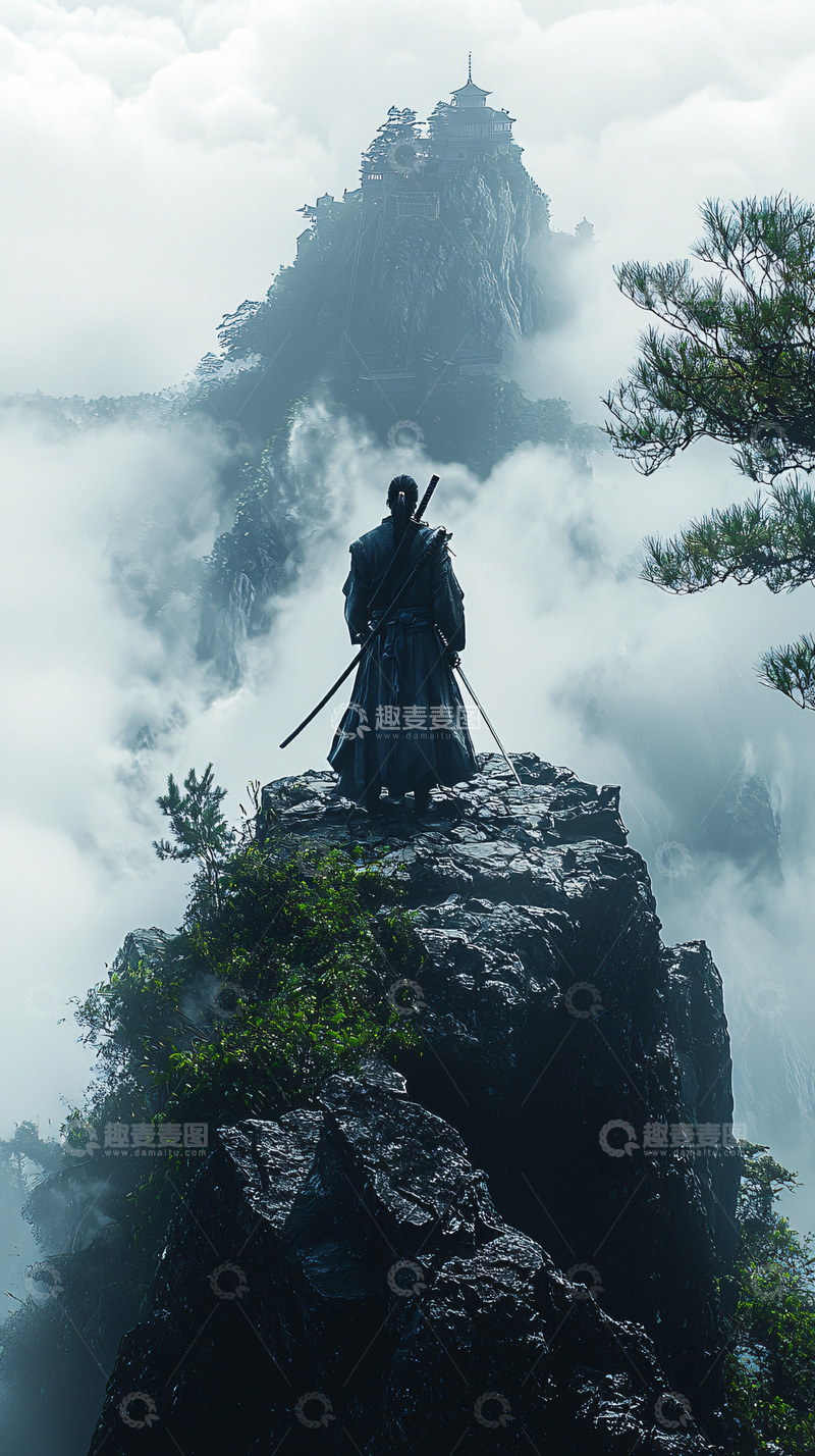 高清大图下载【趣麦麦图】武士