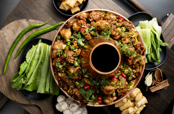 招牌火锅鸡铜火锅