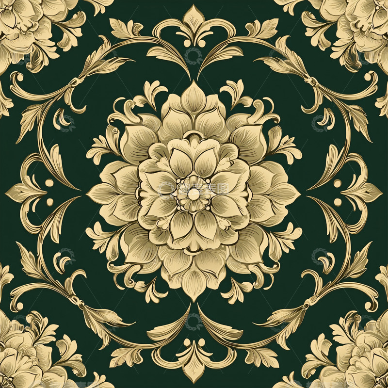 高清大图下载【趣麦麦图】金色花卉