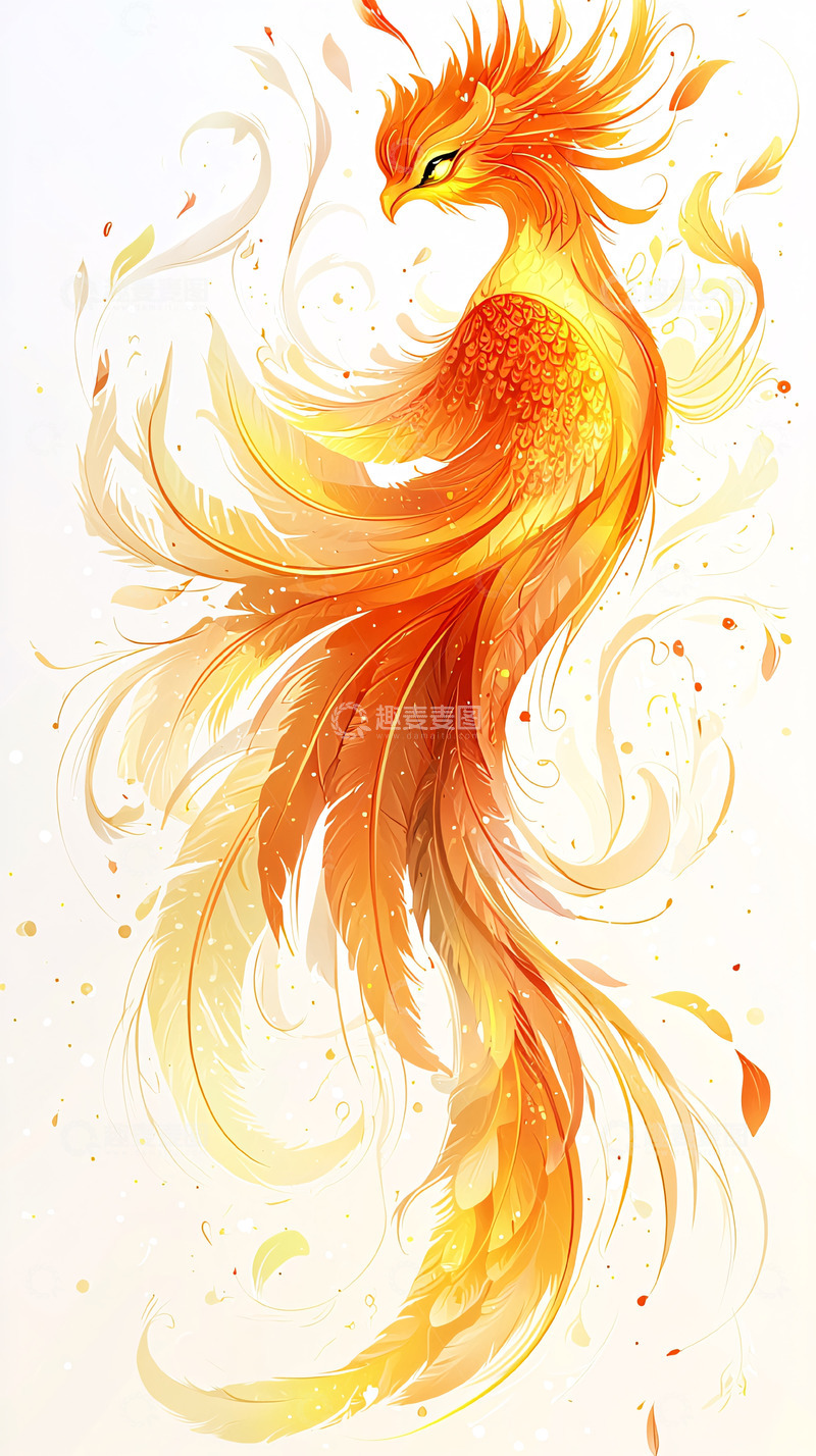 高清大图下载【趣麦麦图】火焰凤凰