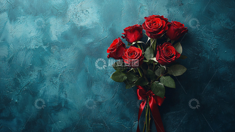 高清大图下载【趣麦麦图】红玫瑰花束