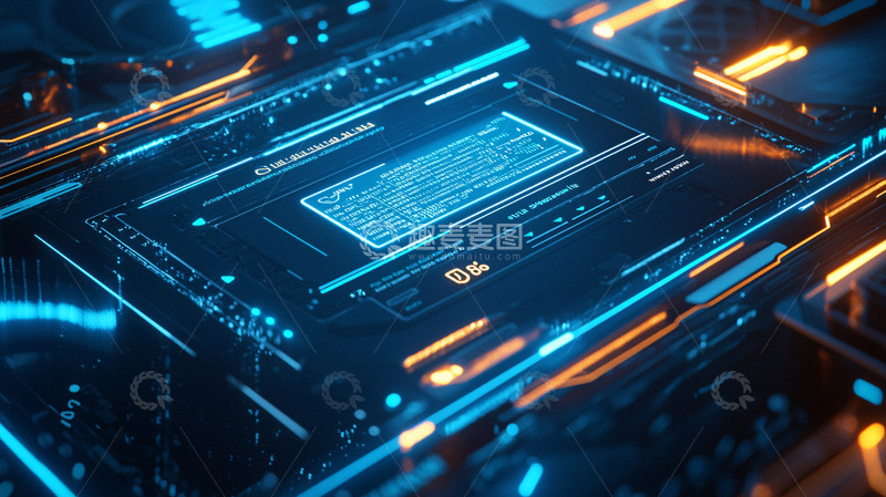 高清大图下载【趣麦麦图】未来科技感界面