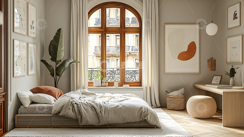 高清大图下载【趣麦麦图】温馨卧室