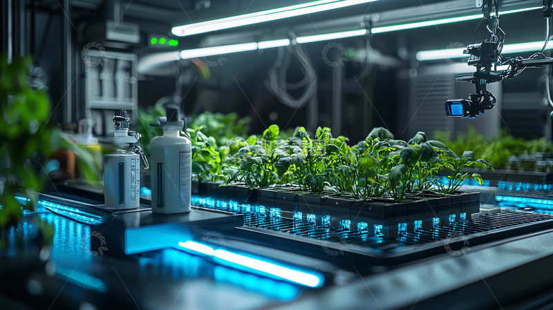 高清大图下载【趣麦麦图】室内植物生长