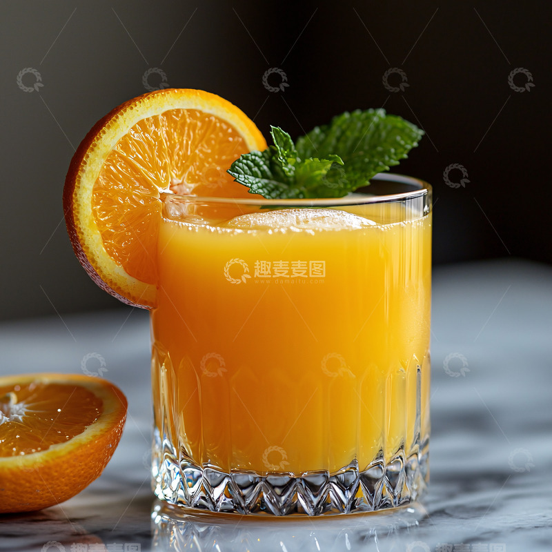 高清大图下载【趣麦麦图】橙汁