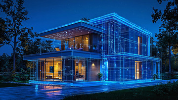 夜景智能家居别墅