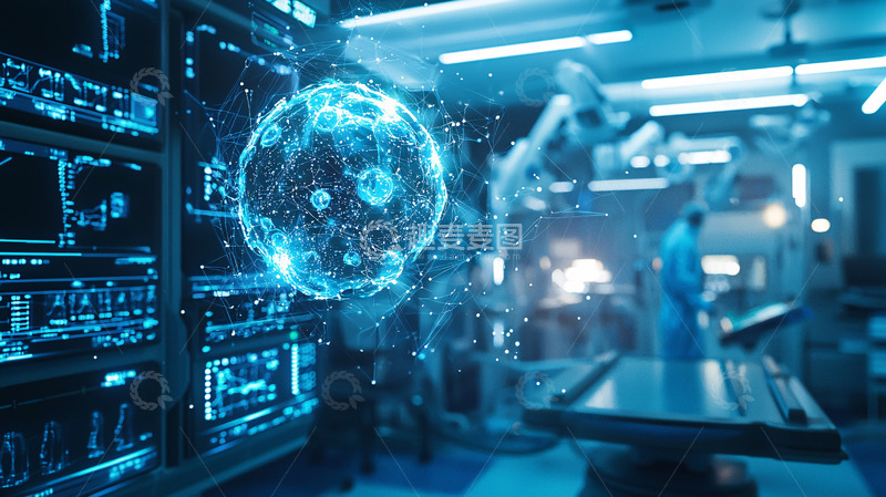 高清大图下载【趣麦麦图】未来科技手术室