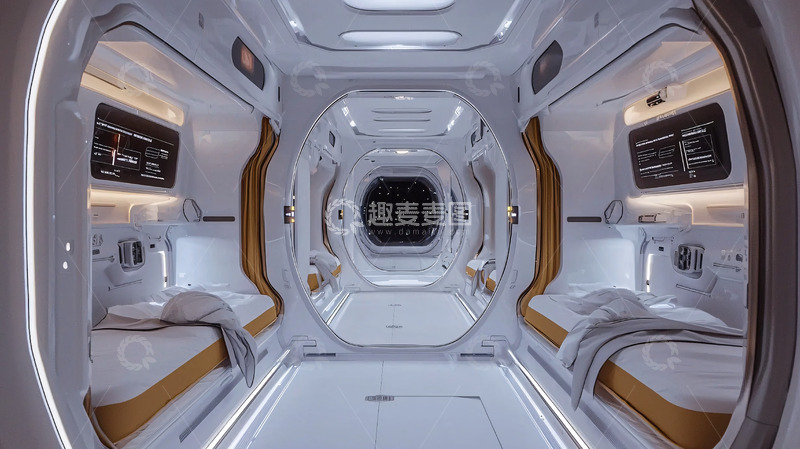 高清大图下载【趣麦麦图】太空舱睡眠舱