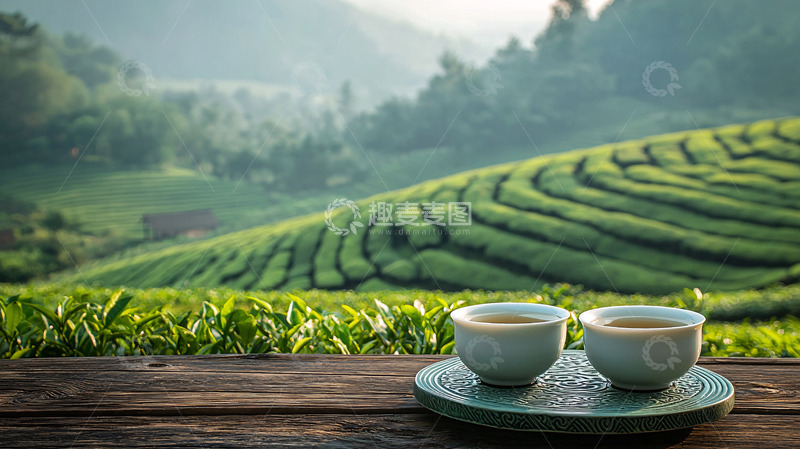 高清大图下载【趣麦麦图】茶园风景