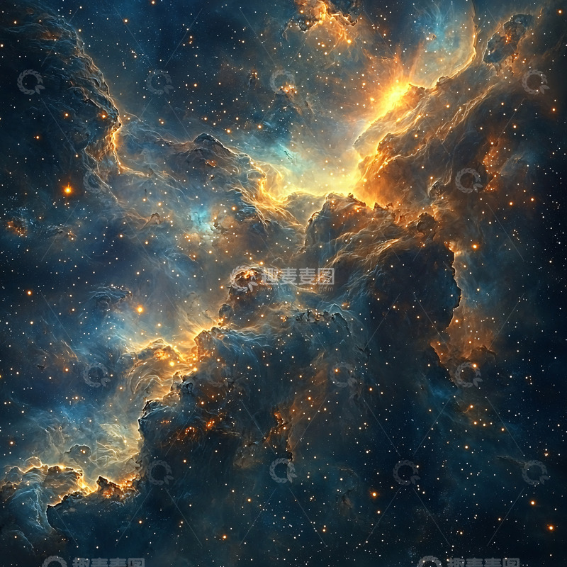 高清大图下载【趣麦麦图】星空宇宙云气梦幻