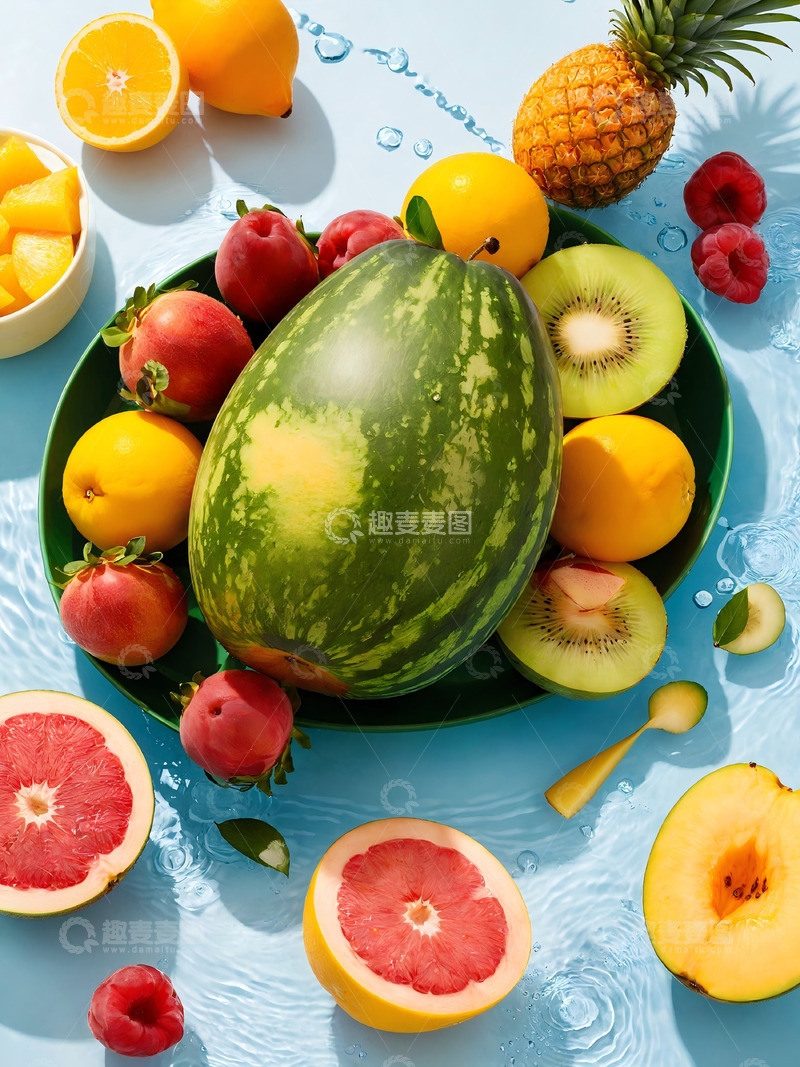 高清大图下载【趣麦麦图】水果创意背景56