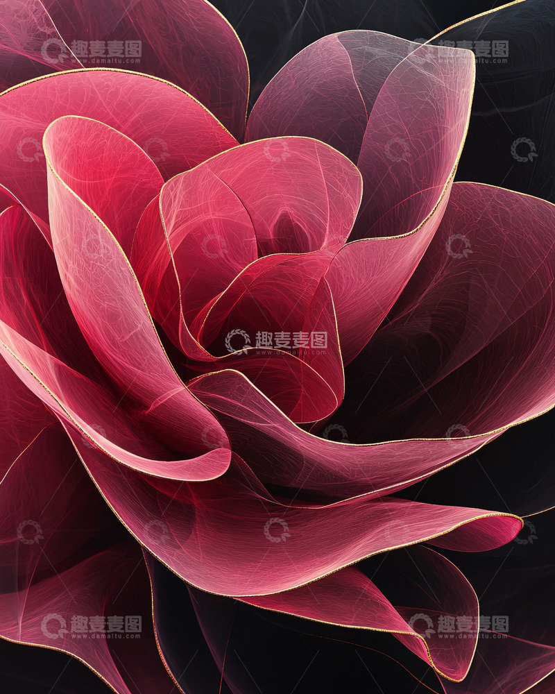 高清大图下载【趣麦麦图】抽象玫瑰