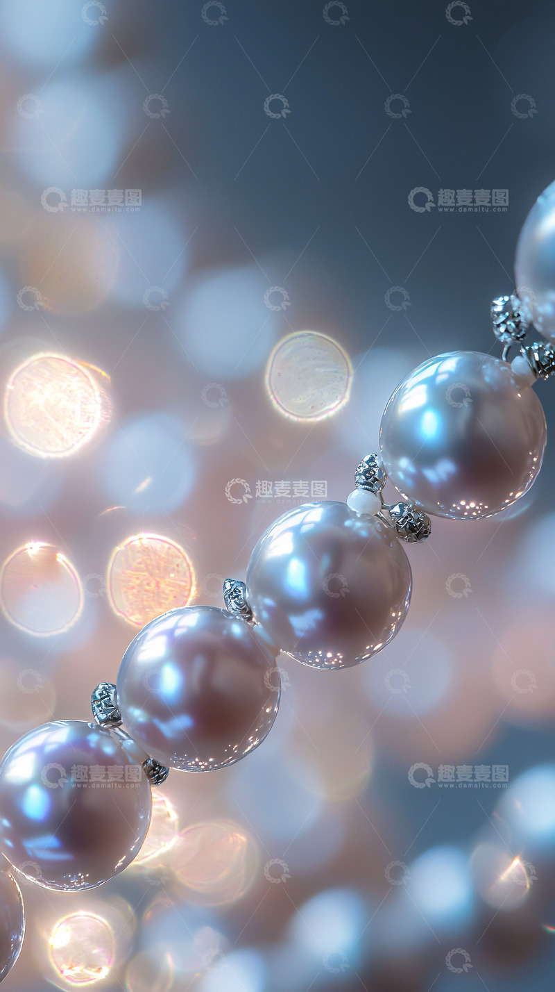 高清大图下载【趣麦麦图】珍珠项链