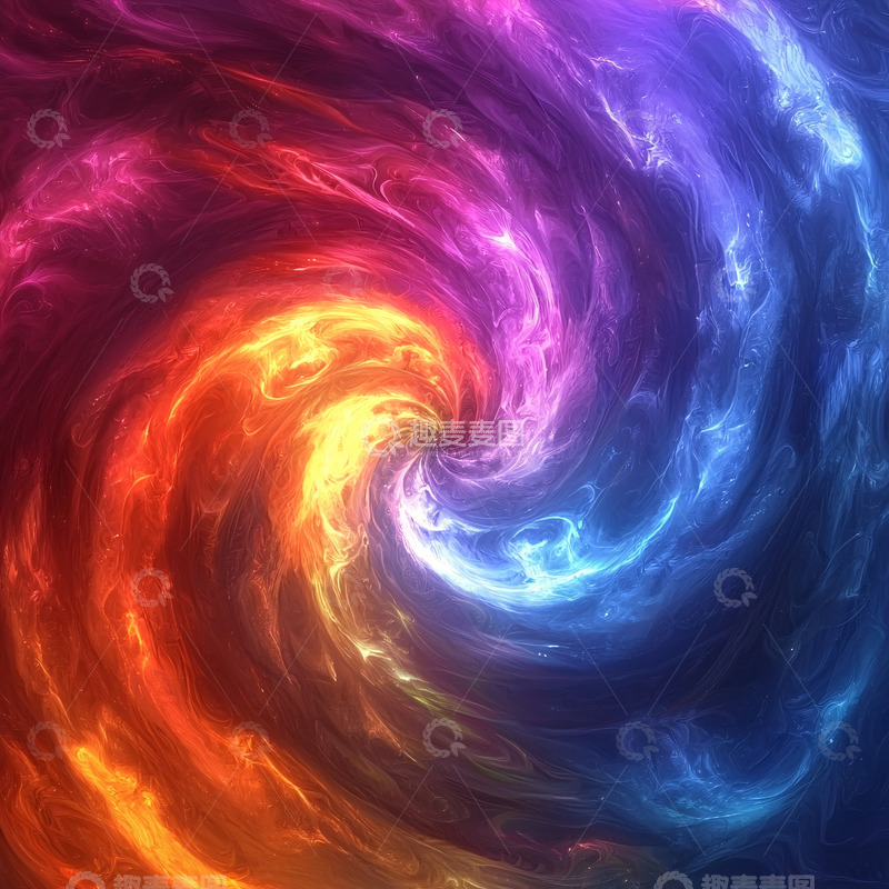 高清大图下载【趣麦麦图】火焰漩涡