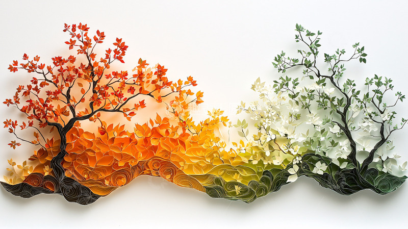 高清大图下载【趣麦麦图】秋季树叶